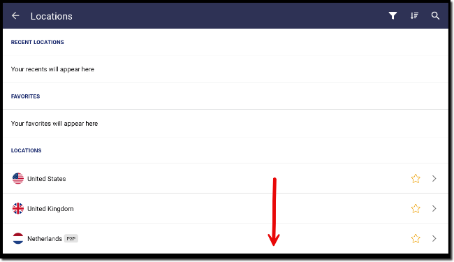 Locations, scroll down for more