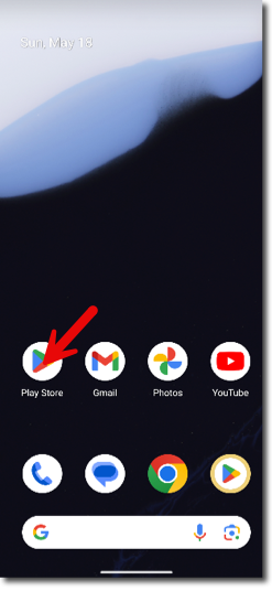 Open Google Play Store